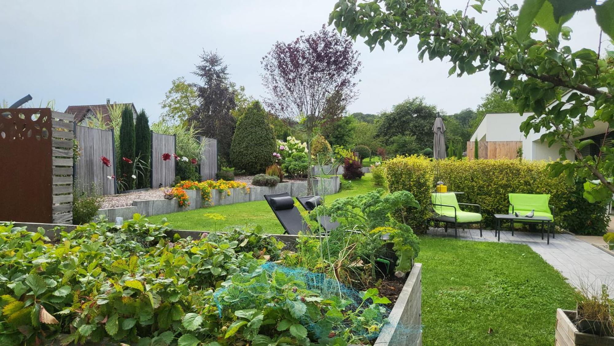Le Jardin Des Pies Bed & Breakfast Manspach Exterior foto